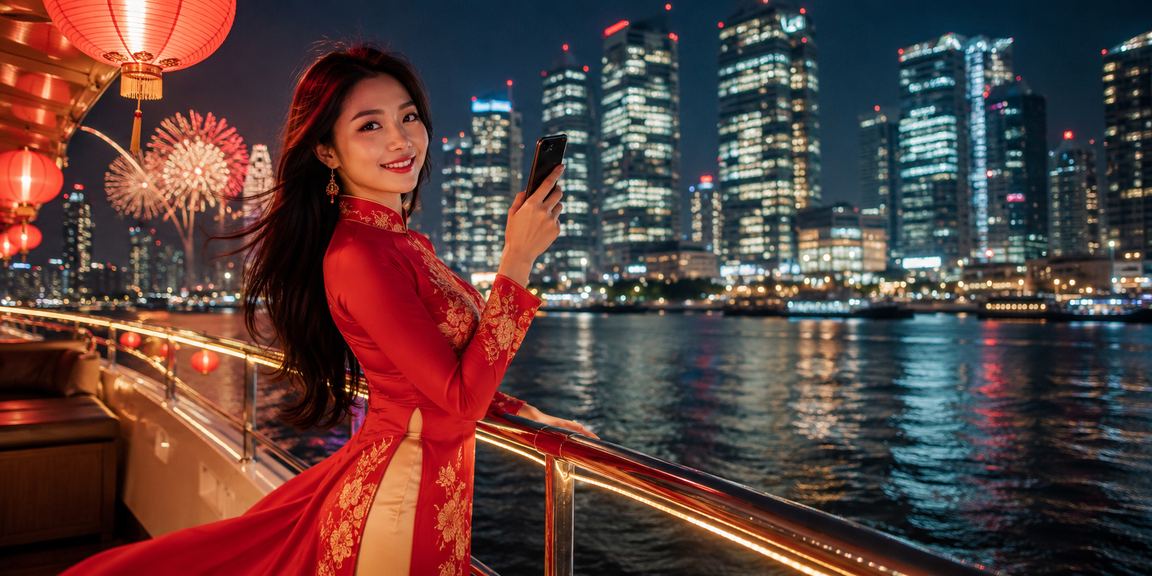 Người chơi Việt Nam theo dõi bảng Jackpot tích lũy trên điện thoại buổi tối